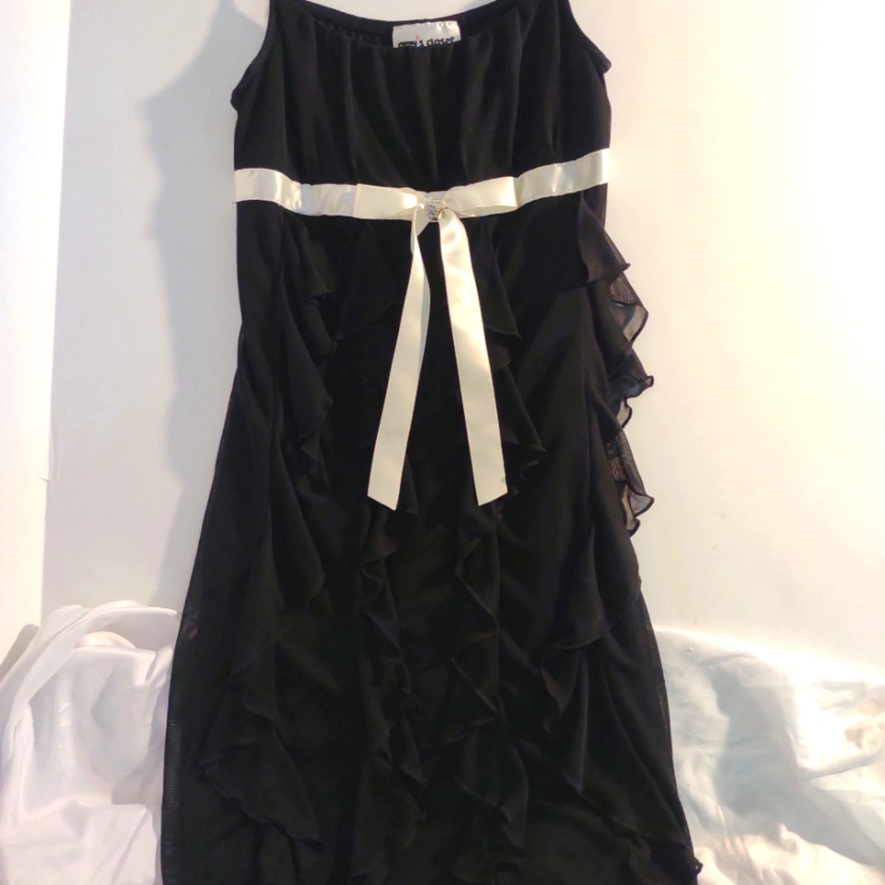 Black Ruffle Dress 10